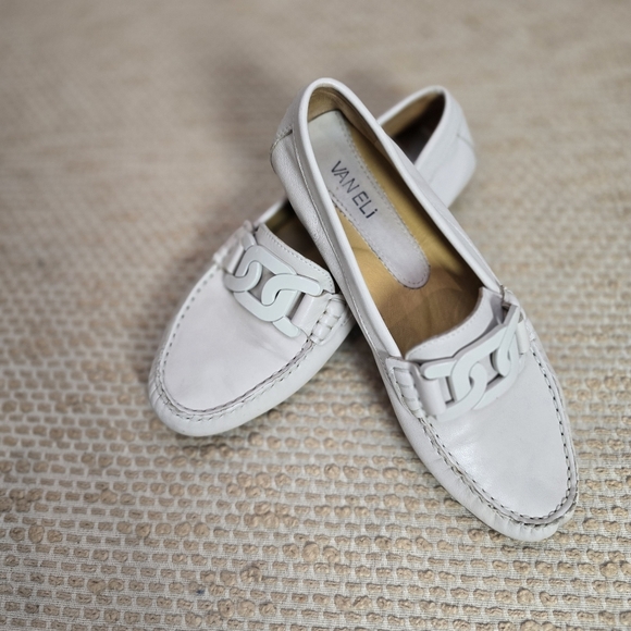 Vaneli Aiker Driving Loafer Moccasin  Size 7.5 All Leather Made In  Italy - Picture 9 of 13